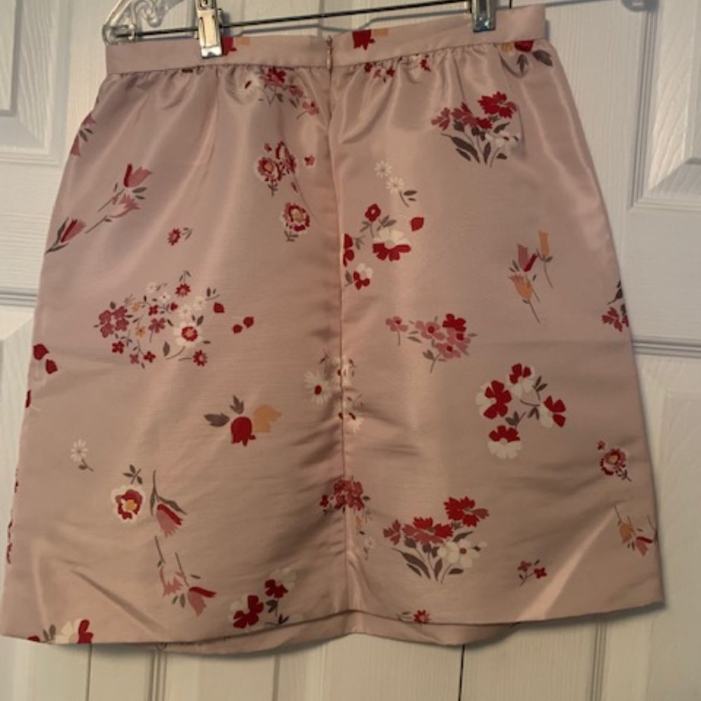 Red Valentino Pink floral skirt - Picture 2 of 5